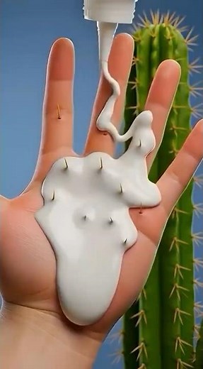 The Safest Way To Remove Cactus Needles (3D Animation) 🩸#shorts
