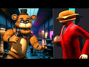 I am Being Chased By FNAF Characters in a Mall in Gmod! (Garry's Mod RP)