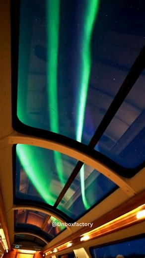 NORWAY’S GLASS-ROOF TRAIN FOR NORTHERN LIGHTS Norway has unveiled a glass-roofed train designed specifically for viewing the Aurora Borealis in comfort. Operated by Vy Group, the panoramic train features extended glass ceilings and large windows to maximize sky visibility during winter journeys through Arctic landscapes. Important Details: • Glass-roof panoramic design • Optimized for Northern Lights viewing • Heated interiors for Arctic travel • Runs through scenic northern routes • Boosts wint