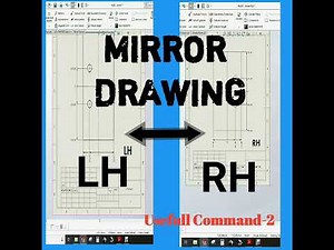 MIRROR DRAWING IN SOLIDWORK