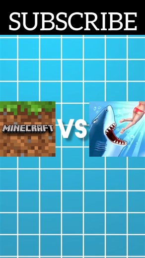 Minecraft vs Hungry Shark edit #minecraft #hungryshark #edit