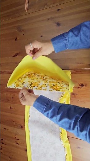 Stylish Table Runner With Tassels #diy #craft #sewing
