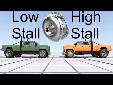 Low-Stall vs High-Stall Torque Converters! BeamNG. Drive