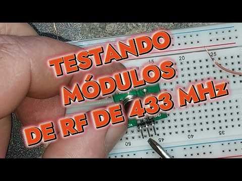 Evite Frustrações! Teste Módulos RF de 433MHz Antes de Montar Seu Circuito