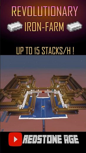 Revolutionizing IRON FARMS With My Viewers' Advice #minecraft #ironfarm