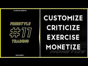 Freestyle Battle Beat with Words - Battle Beat Training - Rap Beat -Improvising with Word Generator