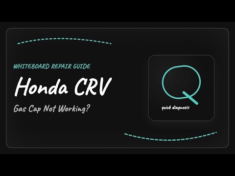 Honda CRV Gas Cap Not Working: Fix the Release and Seal