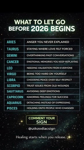 What To Let Go Before 2026 Begins | Heal, Release & Rise 🌙 #shorts #zodiac #trending #tarot