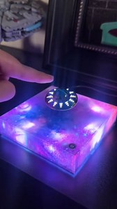 Levitating UFO Lamp with Floating RGB Galaxy Light – 360 Degree Automatic Rotating LED Desk Decor for Room & Office, Cool Gadget with Color Changing Effects