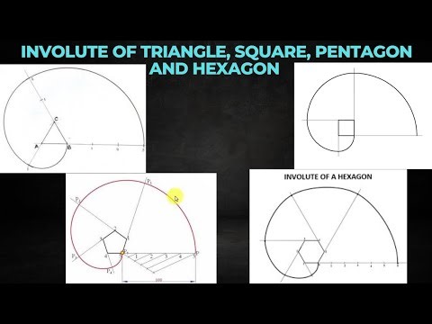 INVOLUTE OF POLYGONS ( TRIANGLE, SQUARE, PENTAGON AND HEXAGON)
