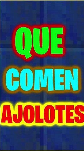 🤑👍que COMEN los AJOLOTES en Minecraft??😎👌 #datwinxd