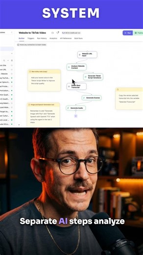 I built a workflow that turns any website into TikTok scripts