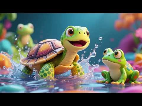 Splash Splash Turtle and Frogs 2 🐢🐸💦 | More Fun Water Play for Kids