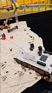 LEGO WW2 Armored Assault Diorama at 28th Kockefest #legocraftart