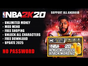 NBA 2K20 Mod APK 98.0.2 (Menu, Unlimited Money, Shopping) UPDATE 2025