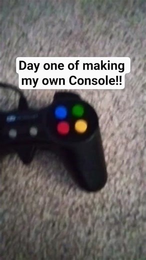 day 1 of making my own diy console #crazilyfunny #crazily #new #console #raspberrypi #4 #retro