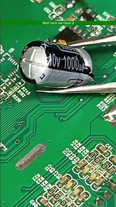 replace a swollen electrolyte capacitor