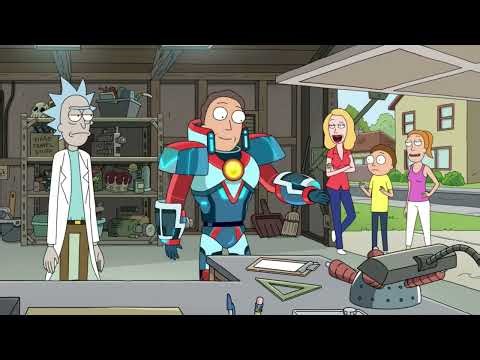 The Orb - Iron Man Jerry Takes On Hitler Planet | Rick and Morty