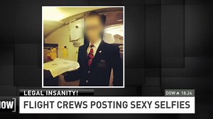 Flight attendants post 'sexy selfies'
