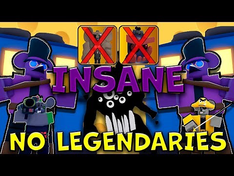 HOW TO BEAT INSANE MODE WITH NO LEGENDARIES | CHEESE TD