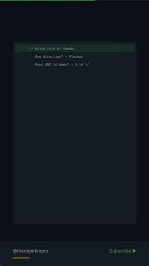 CSS Grid vs Flexbox — When to Use Each 🎯