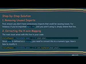Resolving the type 'String' is not a subtype of type 'num' Error in Flutter with Syncfusion Charts