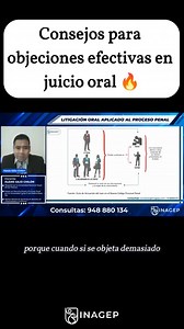 ⚖️💡🔥 Consejos para Objeciones Efectivas en Juicio Oral 🔥💡⚖️ #LitigacionOral #DerechoPenal #Objeciones #JuicioOral #EstrategiasLegales #Abogados | Inagep