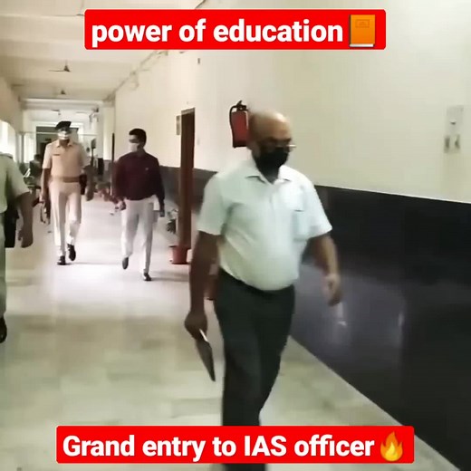 1.3M views · 62K reactions | Grand entry to IAS officer/Power of education/UPSC MOTIVATION #ias #ips #reels #exams #prepration #video #dream #shorts #study #motivation #entry | UPSC Motivation | Facebook
