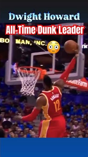 Dwight Howard NBA ALL-TIME DUNK LEADER #dwighthoward #nba #shorts