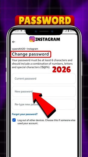 How To Change Instagram Password | Instagram Password Change | Change Instagram Password #instagram