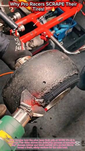 Why Pro Racers SCRAPE Their Tires! 🏎️🔥 #kartingsecrets