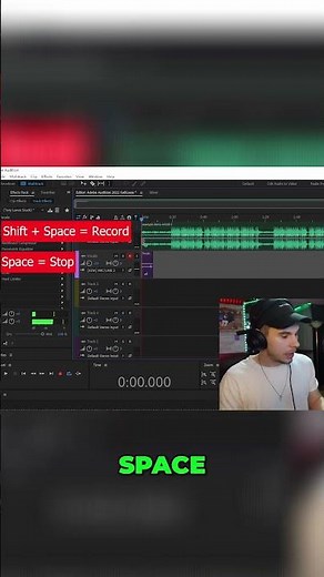 Adobe Audition Keyboard Shortcuts #adobeaudition