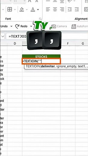 Combine Text Columns with TEXTJOIN in Excel