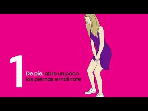 Posturas ideales para ponerse un tampón - Kotex