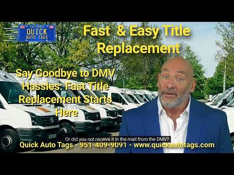How to Replace a Lost Car Title