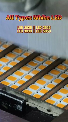 All Types Of White Color LED Chip #LED #factory #shorts