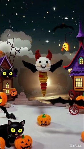 🔥萬聖節必備！超萌扭扭棒小惡魔來搗蛋～手作DIY裝飾 | Halloween Crafts Ideas #shorts