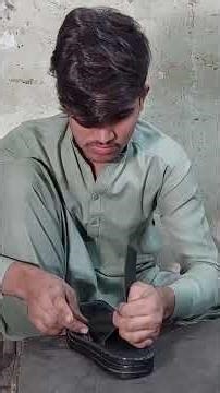 Pakistani Chappal Making Process 😱 | Handmade Leather Chappal Factory