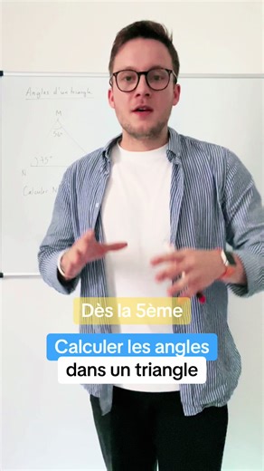 Comment calculer un angle dans un triangle ?