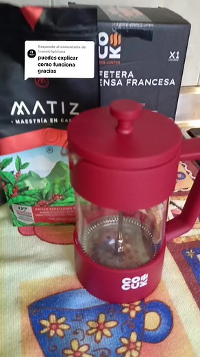 Cómo preparar café guayoyo en prensa francesa