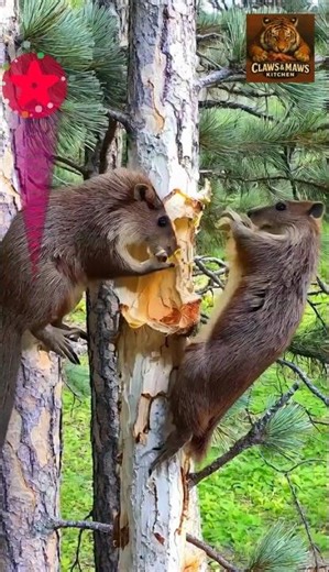 Animals life, American Porcupine