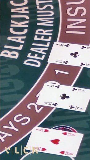 DOUBLE SPLIT Casino Blackjack Aces: Best Rules In Downtown Vegas | VLCN Live Stream