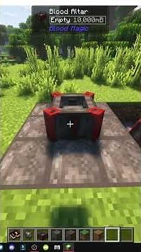 CÓMO USAR RUNAS y SUBIR el ALTAR en MINECRAFT con Blood Magic