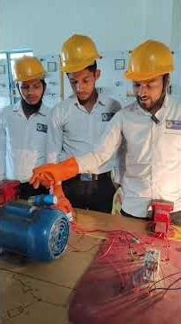 start and run capacitor start capacitor run motor use to single phase contactor #training #motor