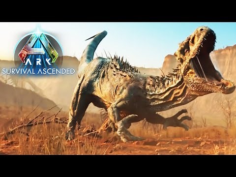 TAMING INDOMINUS REX and INDO RAPTOR in Ark Survival Ascended