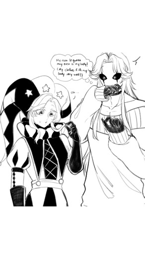 She Wore His Clothes😏Pierrot x MC!😳🔥The Freak Circus Comic Dub