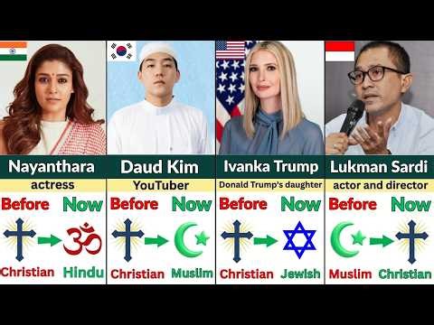 Famous People Who Changed Their Religion From Islam, Christianity, Hinduism & More [GlobalDataLab]