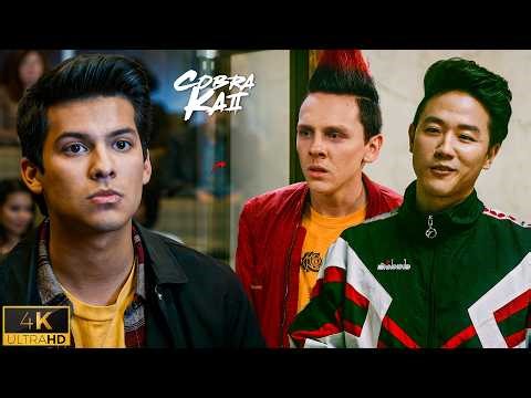 Every Major Fight from Cobra Kai Season 3 | 4K Scene