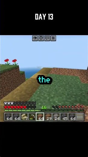 Minecraft Survival Series Day 13 #shorts #minecraft