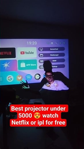 best projector under 5000 in 2026 | portronics beem 440 projector review #projector #review #shorts